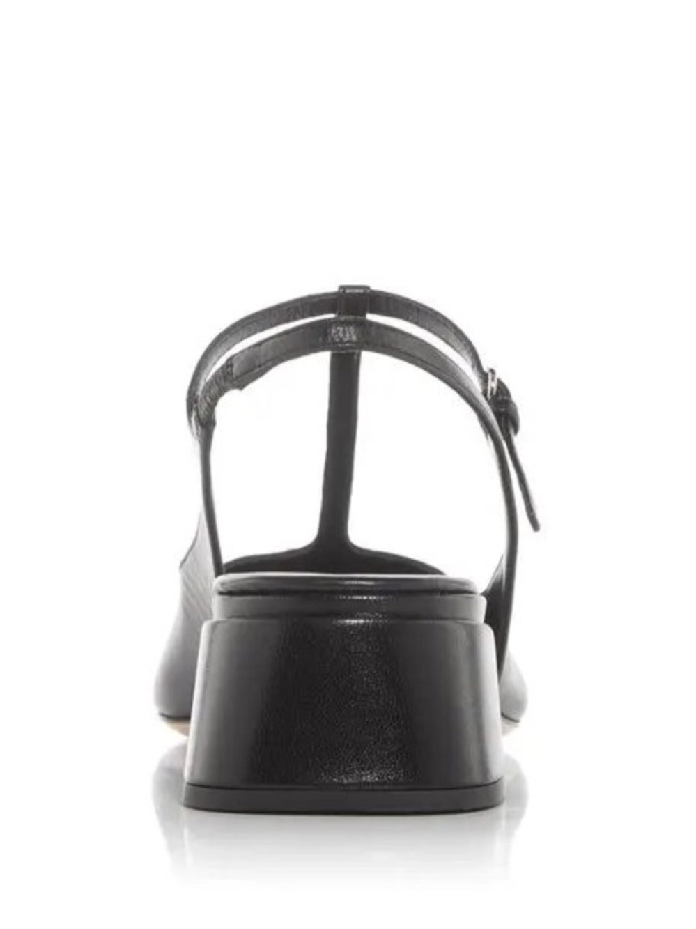 Miu Miu black soft leather slingback Heeled Ballet - Picture 12 of 12